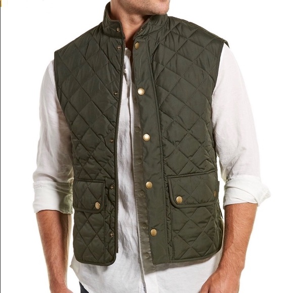 barbour men's vests